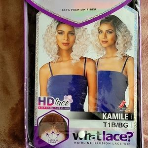 Sensationnel Cloud9 Swiss Lace Wig, Style Kamille, Color T1B/BG